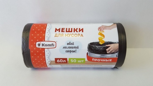 Мешки мусорные в рулоне ТМ Komfi 30 л (PM320BL) | код 17168 | АДМ Мешки мусорные в рулоне ТМ Komfi 30 л (PM320BL) | код 17168 | АДМ