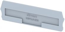 Концевая пластина для клемм, серая CSP2.5-2X2-GREY | код 3910890000 | Elmex