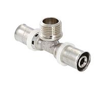 Тройник пресс с переходом на нар. р. 16х1/2"х16 | код. VTm.233.N.160416 | VALTEC