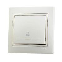 Мира Кнопка звонка СП крем. | код 701-0303-103 | LEZARD