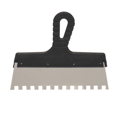 Шпатель фасадный REXANT 250 мм зуб 10х10 нержавеющая сталь, пластмассовая ручка | код 89-0233 | REXANT Шпатель фасадный REXANT 250 мм зуб 10х10 нержавеющая сталь, пластмассовая ручка | код 89-0233 | REXANT