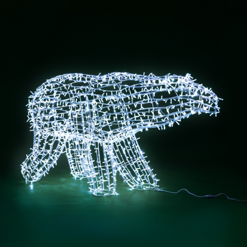 Фигура объемная Полярный медведь 210х10 см, 1500 LED, IP65, цвет свечения белый NEON-NIGHT | код 501-231 | NEON-NIGHT Фигура объемная Полярный медведь 210х10 см, 1500 LED, IP65, цвет свечения белый NEON-NIGHT | код 501-231 | NEON-NIGHT