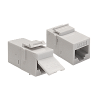 Повторитель портов RJ-45, неэкранированный, кат.5E, формата Keystone, белый | код LAN-KCP45U5E-WH | LANMASTER