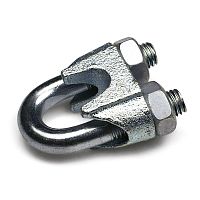 Зажим троса одинарный D6мм тип Слоник DIN 741 (100 шт/уп) Промрукав | код PR08.3894 | ПРОМРУКАВ