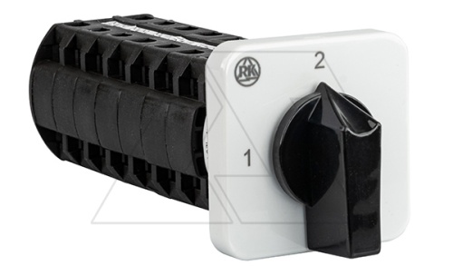 Переключатель BS 16 70 U, 5P, 20A, тип 1-2 (90°), 5NO на 1_2, на дверь, фронт IP40 | код EAC602504R | Rade Koncar Переключатель BS 16 70 U, 5P, 20A, тип 1-2 (90°), 5NO на 1_2, на дверь, фронт IP40 | код EAC602504R | Rade Koncar