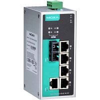 Коммутатор EDS-P206A-4PoE-S-SC Ethernet Switch 1 x 10/100BaseTX, 1 x 100BaseFx SM port, 4 x PoE, SC | код 00-06049518 | MOXA