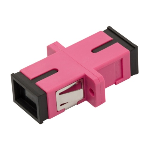 Адаптер оптический LANMASTER SC, OM4, симплексный | код LAN-SC-AM-OM4 | LANMASTER