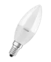 Лампа светодиодная LED STAR CLASSIC B 75 8W/830 8Вт свеча 3000К тепл. бел. E14 806лм 220-240В матов. пласт. OSRAM 4058075210684