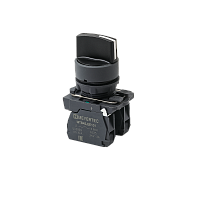 Переключатель на 3 положения с фиксацией, короткая ручка, 2NO, IP65, пластик MTB5-AD33 | код 137254| MEYERTEC