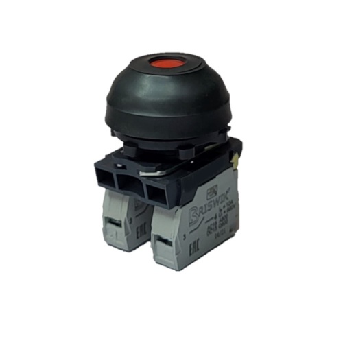 Выключатель Briswik КЕ 081/4м красный 1но+0нз Цилиндр с наружным протектором IP66 УХЛ2 10А | код aZ-DB-3Ai-0211 | Briswik