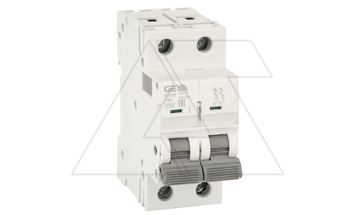 Авт. выключатель GYM9-2P-40D, 2P, 40A, хар-ка D, 6kA, 2M | код GYM92P40D | GEYA Авт. выключатель GYM9-2P-40D, 2P, 40A, хар-ка D, 6kA, 2M | код GYM92P40D | GEYA