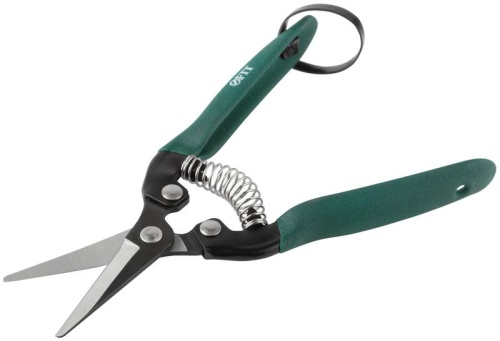 Секатор цветочный, режущие кромки внахлест, ПВХ накладки на ручки 180 мм | код 77075 | FIT фото 7