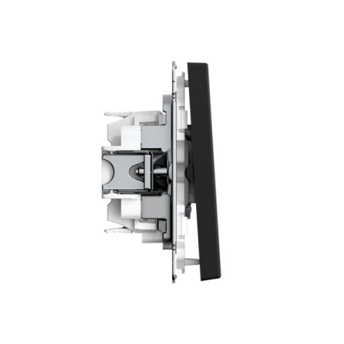 ARTGALLERY 2-клавишный ВЫКЛЮЧАТЕЛЬ ДЛЯ ЖАЛЮЗИ, 2х сх.4, 10А, механизм, быстрозажимные клеммы, КАРБОН | код GAL001019S | Systeme Electric фото 8