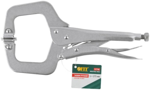 Зажим ручной точечный, тип C 275 мм | код 52746 | FIT фото 3
