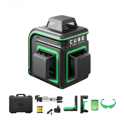 Уровень лазерный Cube 3-360 GREEN Ultimate Edition | код А00569 | ADA Уровень лазерный Cube 3-360 GREEN Ultimate Edition | код А00569 | ADA