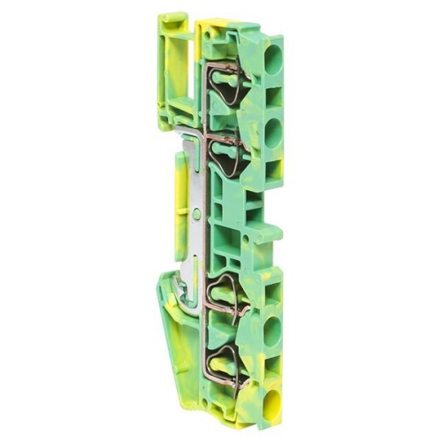 Колодка клеммная пружинная JXB-ST-4 4 вывода земля EKF | код plc-jxb-st-4-4-pen | EKF фото 2