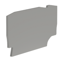 Крышка для клеммы 3 точки подключения на 2,5 кв.мм (замена на D-VPR-2.5-TWIN) | код ZEFC211GR | DKC