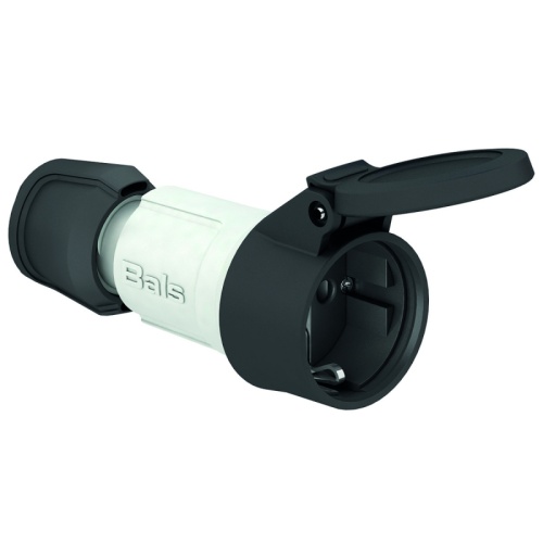 Розетка кабельная Schuko 16A, 3p(2P+E), 250V, IP54, серый MULTI-GRIP Bals 7487 | код 7487 | Bals