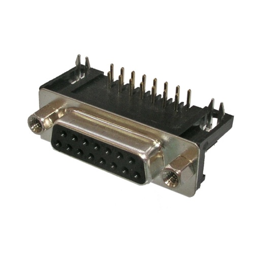 Разъём D-SUB RUICHI DRB-15FB, 15 контактов | код 61929 | Ruichi
