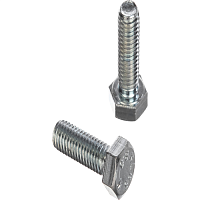 Болт DIN 933 M10х20 полная резьба шестигранная голова класс прочности 5.8 покрытие цинк | код DIN933-M10x20ZN | Крепдил