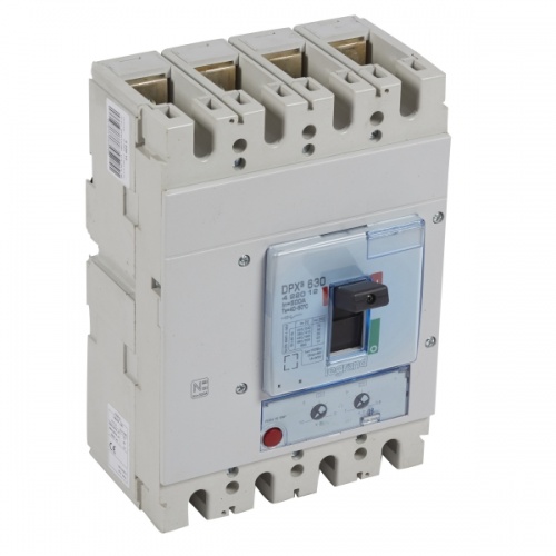 Автоматический выключатель DPX3 630 - термомагнитный расцепитель - 36 кА - 400 В~ - 3П+Н/2 - 500 А | код. 422012 | Legrand 