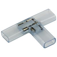 Муфта соединительная T для светодиодной ленты 220 В 13.5х6.5 мм | код 142-041 | NEON-NIGHT