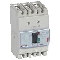 Автоматический выключатель DPX3 160 - термомагнитный расцепитель - 36 кА - 400 В~ - 3П - 63 А | код. 420083 | Legrand 