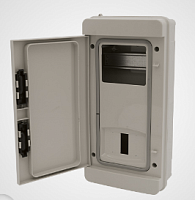 Корпус щита учётно-распределительного 170x350x100мм, навесной, пластик, глухая дверца | код CP5305 | CETINKAYA PANO
