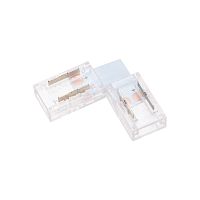 Коннектор L-образный для одноцветной светодиодной ленты COB 8мм | код 148-105 | REXANT