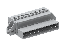450444/010 Клемма МСS, с вертик.вводом кабеля, фикс.бок. фланцами, шаг 5.0мм2, 14 конт., сер., шт | код 450444/010 | SUPU