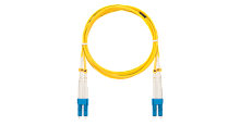Шнур NIKOMAX волоконно-оптический, соединительный, одномодовый 9/125мкм, стандарта OS2, LC/UPC-LC/UPC, двойной, LSZH нг(A)-HFLTx, 2мм, желтый, 2м | код NMF-PC2S2C2-LCU-LCU-002-R | NIKOMAX
