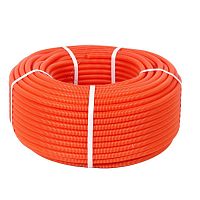 Труба гофрированная ПНД тяжелая безгалогенная (HF) оранжевая с/з д16 (100м/5500м уп/пал) | код PR.021641о | Промрукав