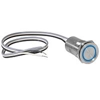 Кнопка сенсорная с подсветкой, без фиксации RUICHI TS22-11C/B/S off-(on), М22, IP68, нержавеющая сталь | код 114207 | Ruichi