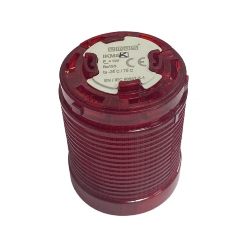 Сигнальный модуль для колонны 50 мм красный | код IKM5K| EMAS