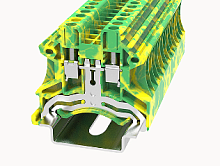 DC2.5-PE-01P-1C-00Z(H) Клемма винтовая DC, 2.5 мм.кв., PE | код 11020000028| DEGSON