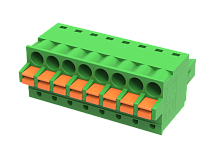 MC-RJ3.81H10P-0001 Разъём гнездовой MC,шаг 3.81мм,10 конт.зел., шт | код MC-RJ3.81H10P-0001 | SUPU