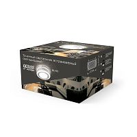 Светильник встраиваемый ДВО под лампу 3 Вт (max) 3000К IP20 d80х25 мм монт d60 мм Backlight Gauss | код BL143 | GAUSS