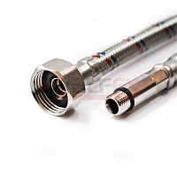 Подводка гибкая М10х18-1/2дюйм 200см для смесителей (25) S/S M10х18-F1/2" 200 сm | код S/S M10*18-F1/2" 200 сm | VALFEX