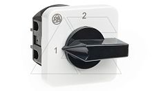 Переключатель BS 25 69 U, 4P, 25A, тип 1-2 (90°), 4NO на 1_2, на дверь, фронт IP40 | код EAC602567 | Rade Koncar