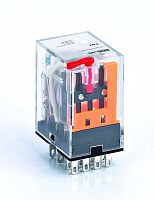 Промежуточное реле 4 конт. с LED инд. и TEST функ. 3А 110В AC ПР-102 | код 23827DEK | DEKraft