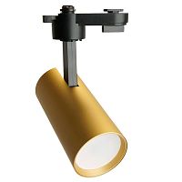 Светильник трековый на шинопровод ДПО GU10 без лампы золото | код 48716 | Feron