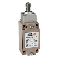 Выключатель концевой OptiLiS D4B-4172N толкатель роликовый поперечный металлический EN 50041 XCKJ103H29 | код 365334 | КЭАЗ