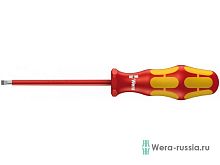 Отвёртка диэлектрическая шлицевая 160 i SL VDE, 0.5 x 3 x 100 мм | код WE-006105 | Wera