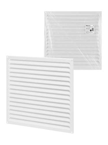 Решетка металл. усиленная 400х400, белая, с покрытием полимерной эмалью, TDM | код SQ1807-0736 | TDM Решетка металл. усиленная 400х400, белая, с покрытием полимерной эмалью, TDM | код SQ1807-0736 | TDM