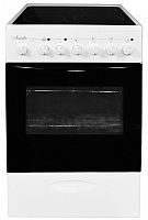 Плита Электрическая Лысьва EF4005MK00 белый/черный стеклокерамика (без крышки) | код 1431103 | ЛЫСЬВА