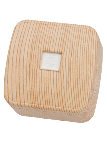 Розетка TФ (RJ-11) открытой установки IP20, сосна Дача Народная | код SQ1824-0082 | TDM НАРОДНЫЙ