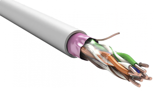 ITK Витая пара F/UTP 5E 4х2х0,52 нг(А)-FRLSLTx оранж. (305м) | код LC1-C5E04-397 | ITK by IEK