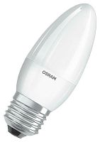 Лампа светодиодная LED 10 Вт E27 3000К 800Лм свеча 220 В (замена 75Вт) | код 4058075579538 | LEDVANCE