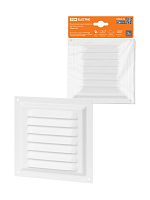 Решетка металл. 150х150, белая, с покрытием полимерной эмалью, TDM | код SQ1807-0701 | TDM