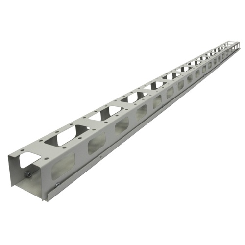 Вертикальный кабельный органайзер 47U, Standart с крышкой, ширина 100мм | код 04-2651 | REXANT